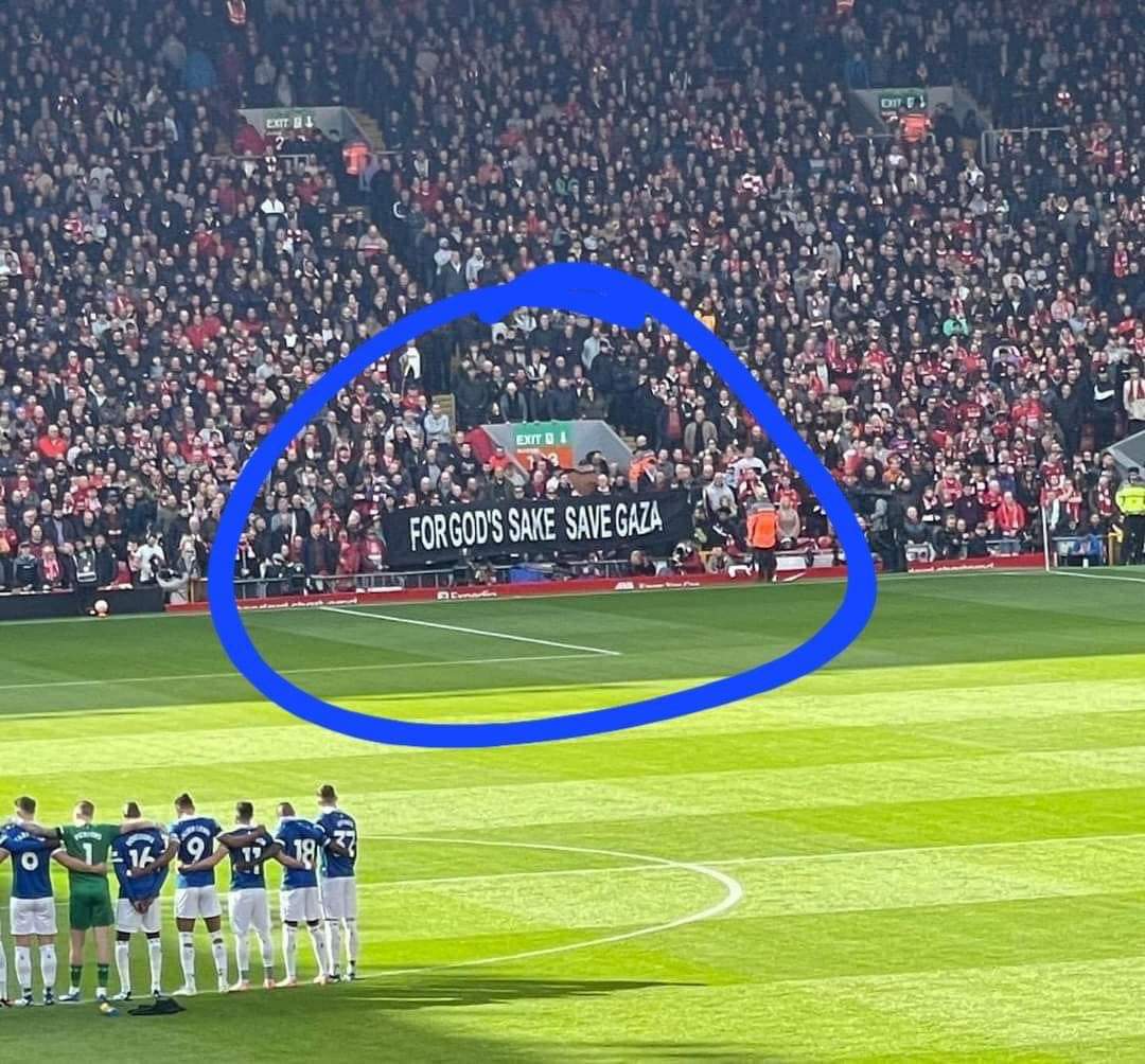 In Liverpool match yesterday..