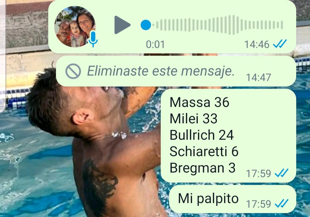 hernanyakuzaok's tweet photo. Me equivoqué al sumar (da 102%) que si se los resto a LLA dan casi exacto el resultado...algun encuestador estuvo asi de cerca?? #EleccionesArgentina #EleccionesArgentina2023 #EleccionesPresidenciales #elecciones2023 https://t.co/EtbLpADexo