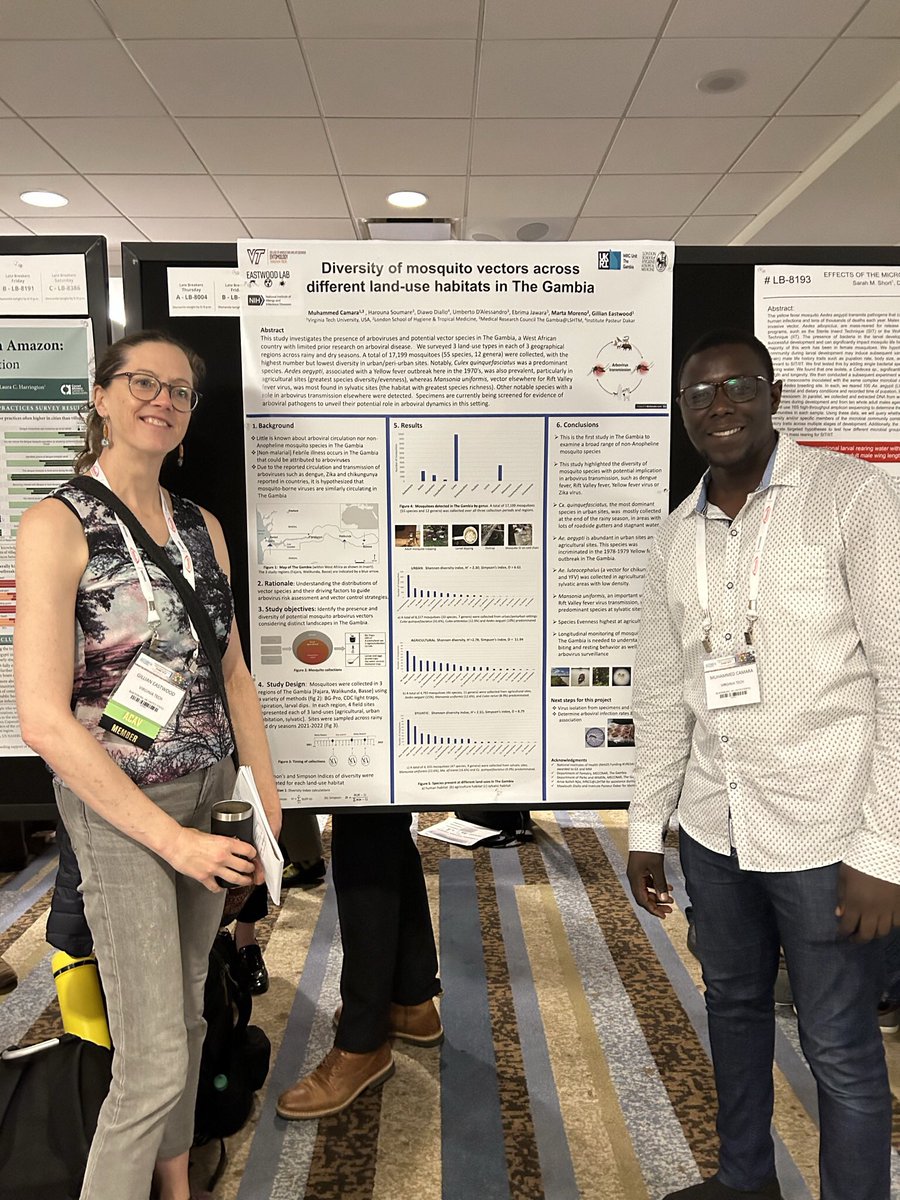 🌍 Thrilled to announce I participated at <a href="/ASTMH/">ASTMH</a> 2023, and presented my poster 🦟 Exciting times in #TropicalMedicine! #iamTropMed
<a href="/MariamaDanso4/">Jula Muso😍</a>