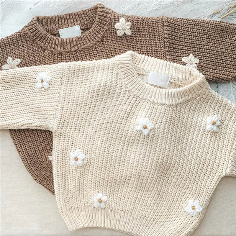 Baby girl handmade flower knit jumper🌸

#babies #baby #knit #knitbaby #babyknits #babysweater #babyclothes #babyclothing #babyknitwear #sweater #babyfashion #smallbusiness #embroidery #babyjumper