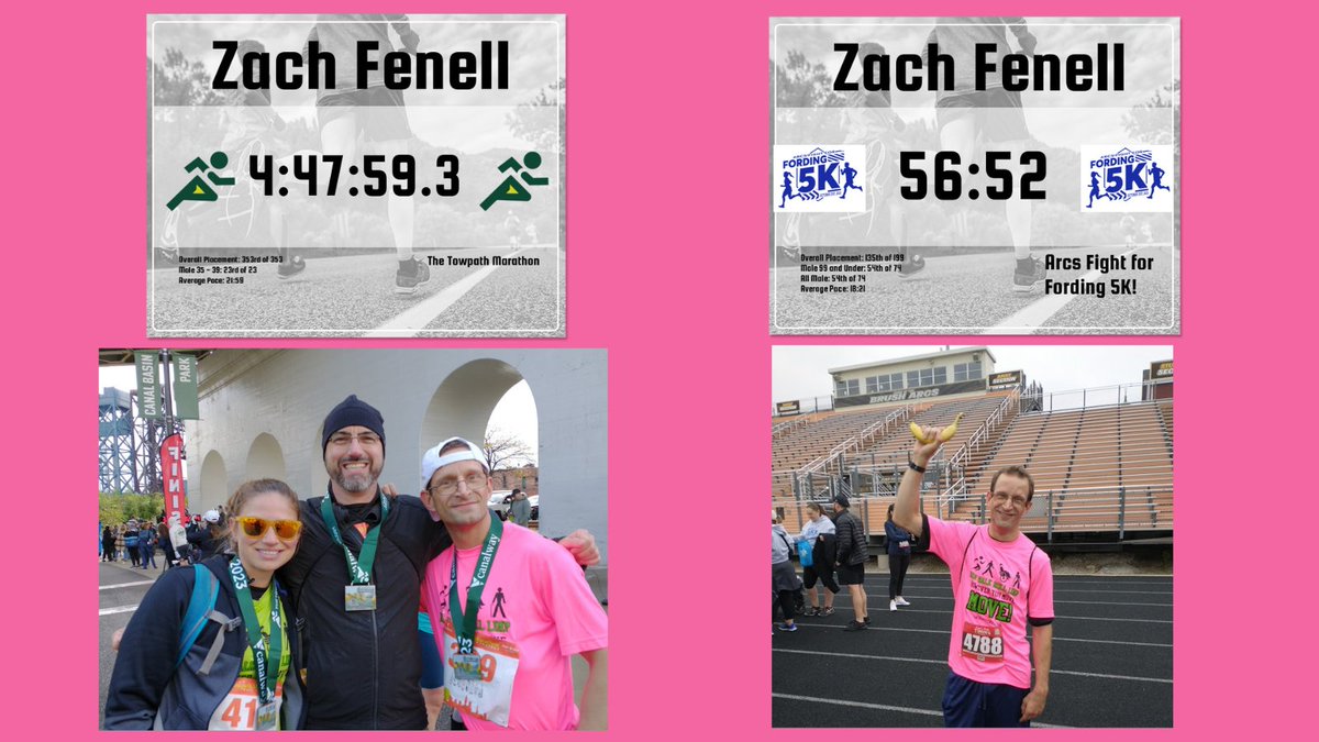 zacharyfenell's tweet image. This month I have completed the half marathon portion of the @towpathmarathon and the Arcs Fight for Fording 5K. How are you staying active? #FallRunning #ActiveLifestyle #WhatCerebralPalsyLooksLike
