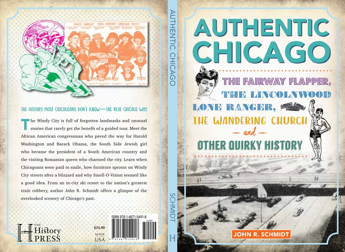 JRSchmidtPhD's tweet photo. AUTHENTIC CHICAGO--my latest book--is now available. 58 quirky Windy City stories. https://t.co/kytTqzBBKf
