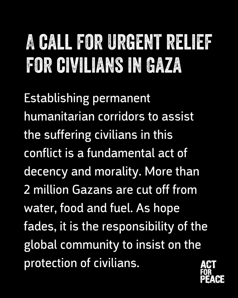 Act for Peace tweet media