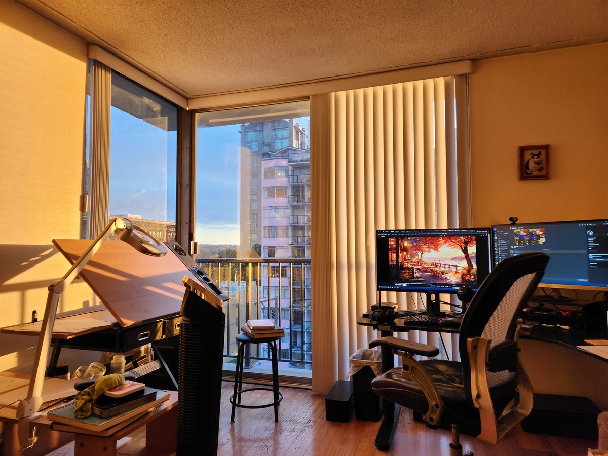 Golden hour, cozy fall vibes c: