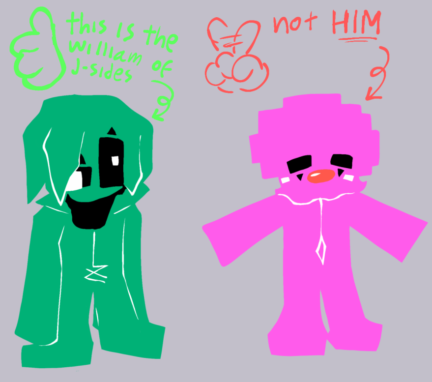 FNFJSides's tweet image. I’m pleased to announce that J-Sides has joined the Council of Guys‼️
Meet Ink and Reen!
They’re performers at Colpus’s very own Kooky Fun  Circus (The KFC)
Drawn by @rosa_da_may ‼️
#ourpleguy #ourplesweep #ourple @OurpleAnnouncs