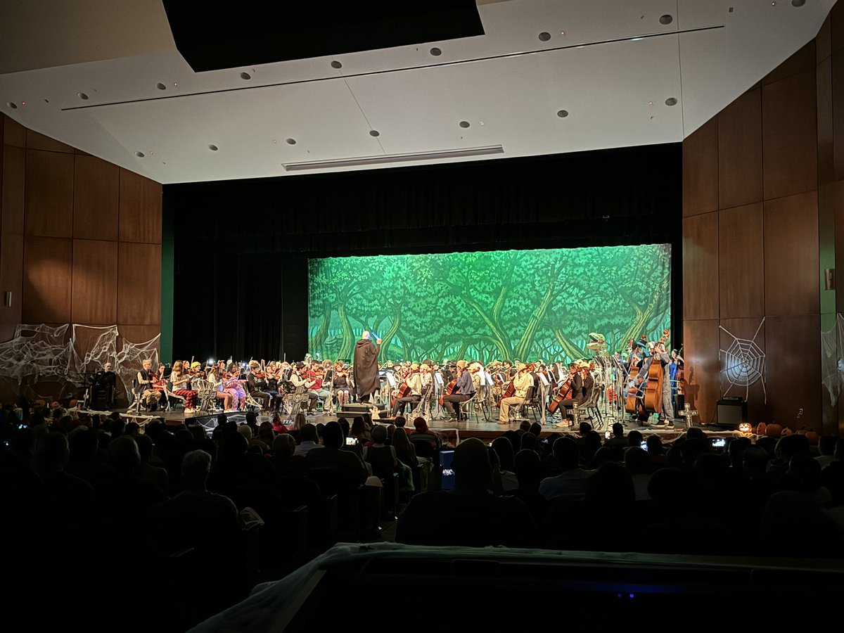 Thank you to members of the <a href="/StaleyBandFam/">Staley HS Band</a> for your time and talent for the full orchestra pieces! It's always fun to collaborate. #StaleyStrong <a href="/SHSFalcons/">Staley High School</a>