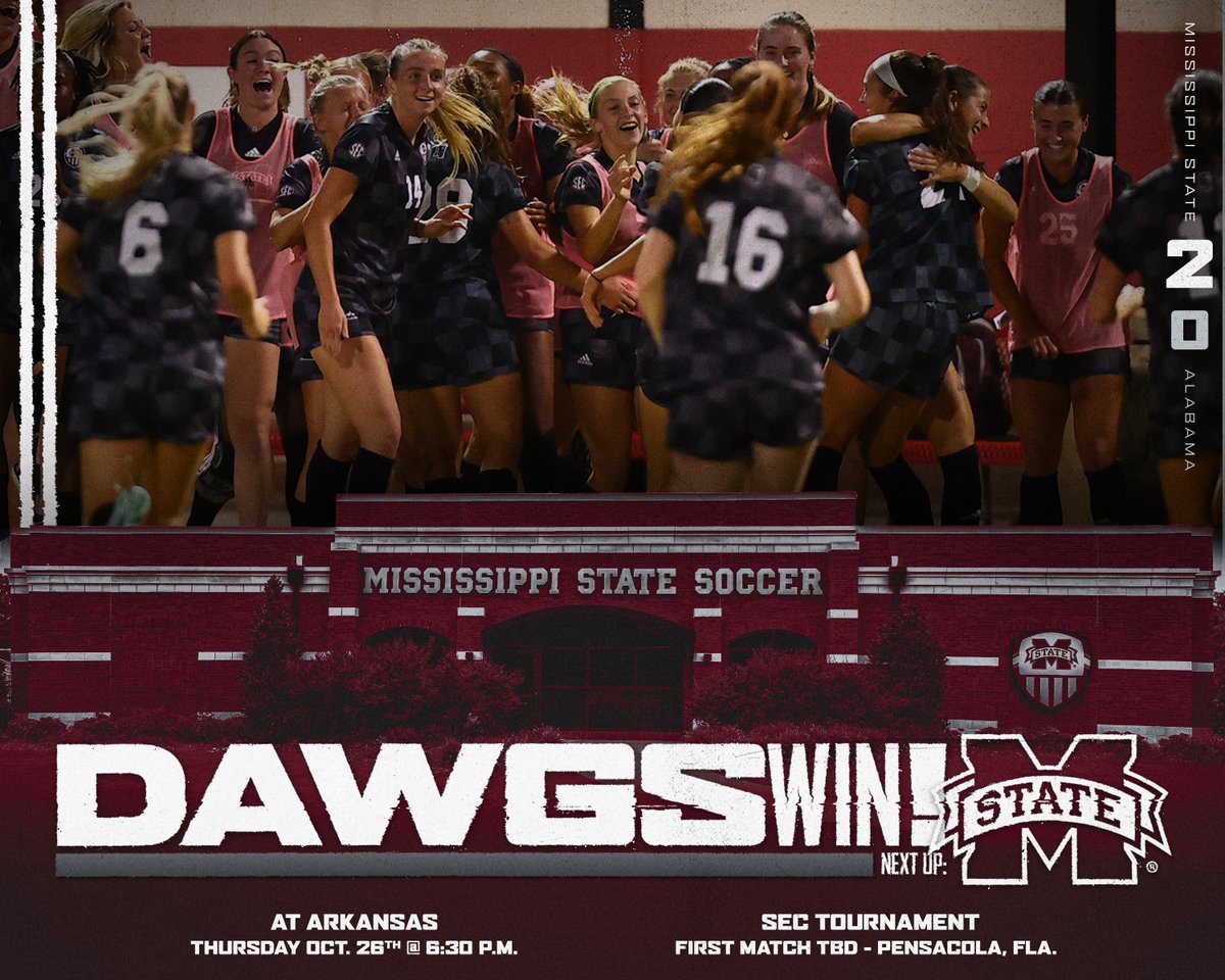 𝐃𝐎𝐖𝐍 𝐆𝐎𝐄𝐒 𝐓𝐇𝐄 𝐓𝐈𝐃𝐄 ‼️

State knocks off No. 16 Alabama in Tuscaloosa and hands them their first loss at home to break the 28-game unbeaten streak! 

#HailState🐶