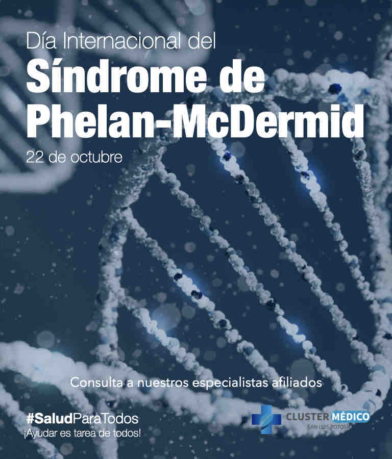 El Síndrome de Phelan-Mc Dermid es una enfermedad rara, generada por la pérdida espontánea de material genético del extremo terminal del cromosoma 22q13, generando la mutación del gen SHANK3 que afecta el desarrollo cognitivo y psicomotor, así como la capacidad del habla.