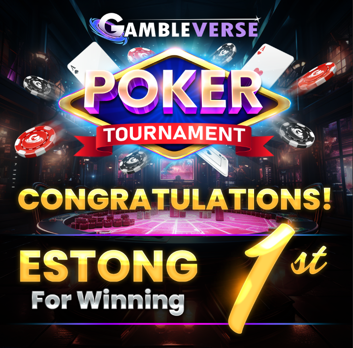 MEstongCrypt's tweet photo. steady bois! at last i won once in @The_GambleVerse!  Everyday $100 prize pool free poker is insane. Check them out! GL on next days🤝 https://t.co/mqLlZ4Yy8k