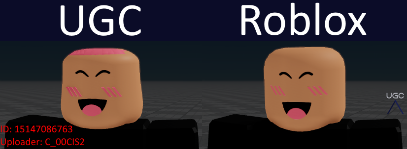 Super happy face head - Roblox