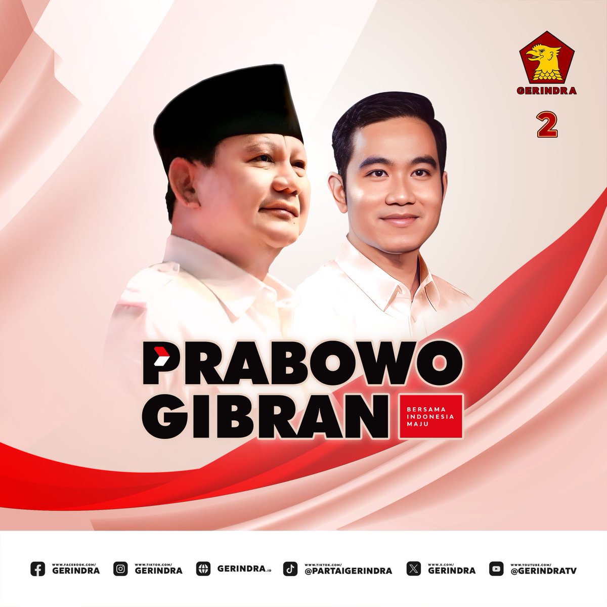 Selamat pagi Pak <a href="/prabowo/">Prabowo Subianto</a> 
Selamat pagi Mas <a href="/gibran_tweet/">Gibran Rakabuming</a> 
Selamat beraktivitas, tetap semangat dan salam #IndonesiaRaya