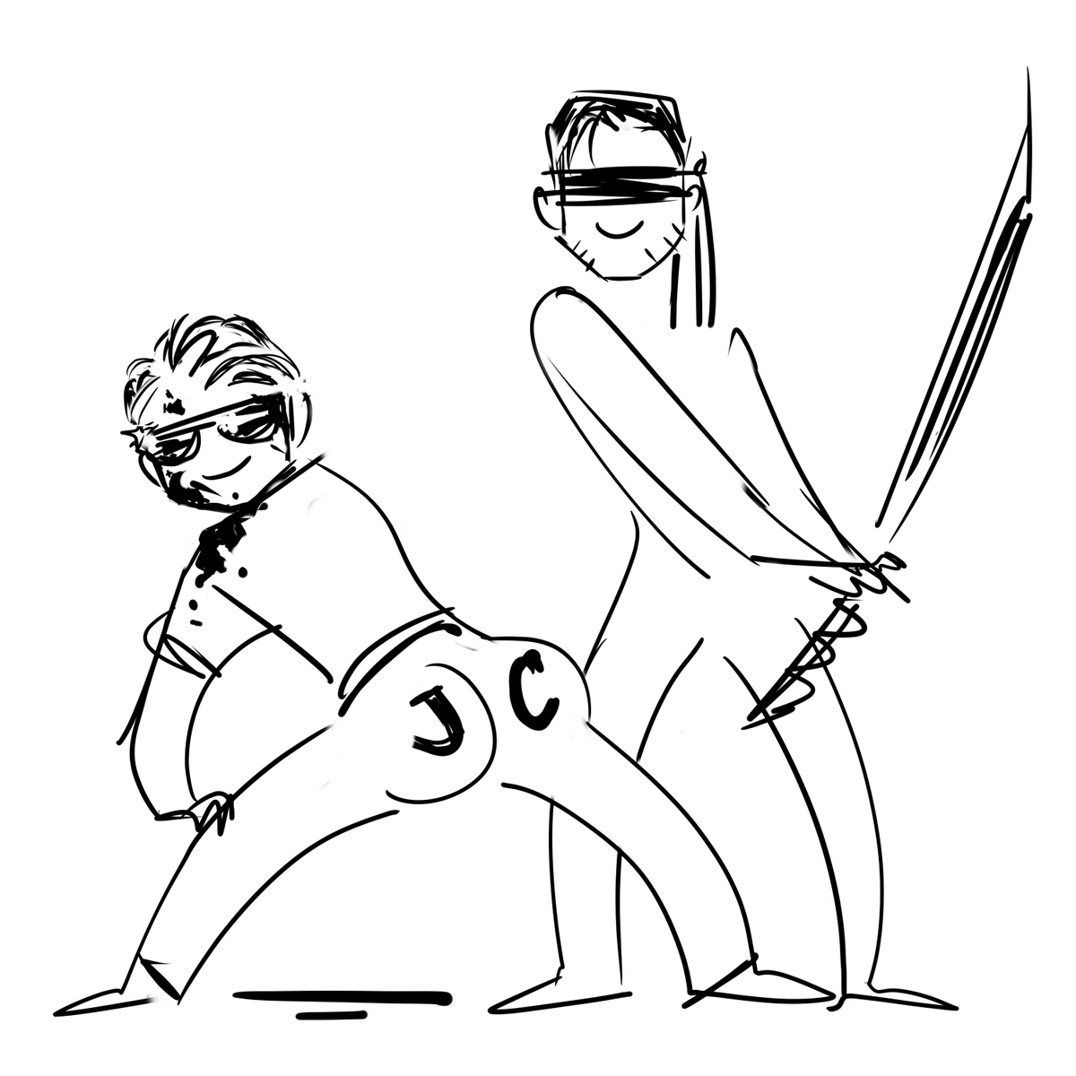 sirocco_bae's tweet photo. historians say they were roommates #johnshi #JohnnyCage #KenshiTakahashi #MortalKombat1 https://t.co/D8Y337xSBo