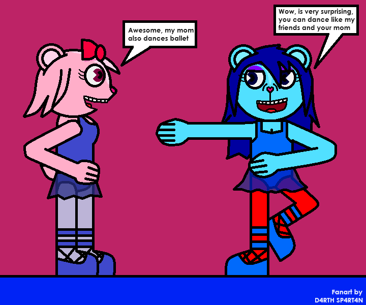 d4rthsp4rt4n's tweet photo. Messlie teaches Giggles dance ballet
#giggles #messlie #htfoc
#happytreefriends #fanart https://t.co/kspHXKNzrp