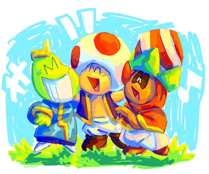 friends from neighbouring kingdoms#Mario 