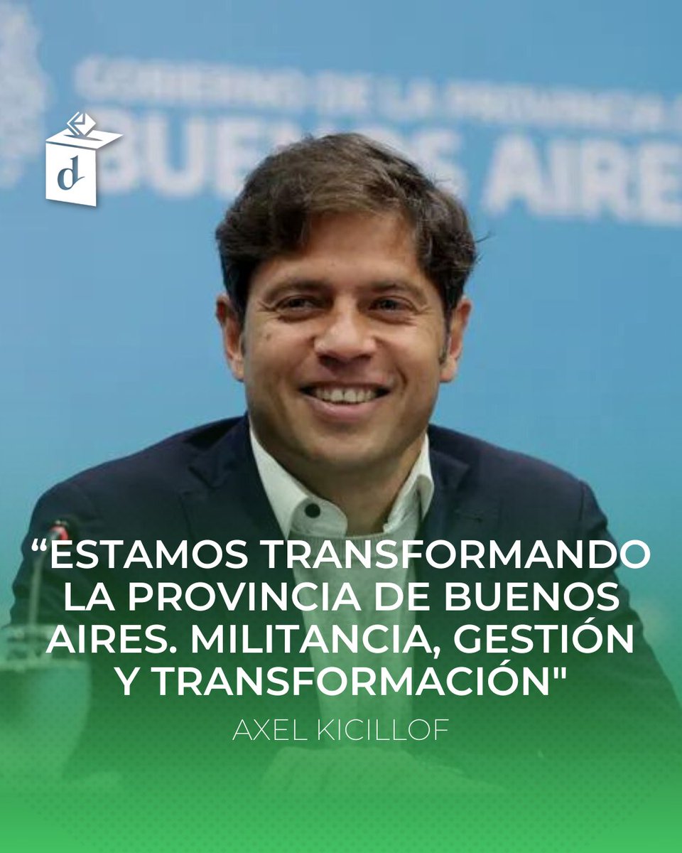 eldestapeweb's tweet photo. 📣Además, remarcó que con su gestión están “transformando la provincia” y que la "mayoría sabe que hay problemas, pero que se resuelven más Estado, no con menos Estado”. https://t.co/qSvlBNkQND