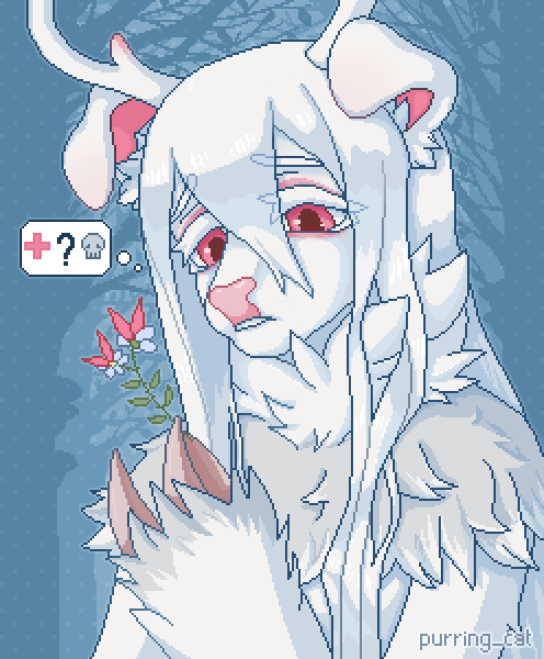 purring_cat_'s tweet photo. My oc "deerdog" is looking for medicinal herbs
#furryart  #pixelart https://t.co/7JCcxXmXIC