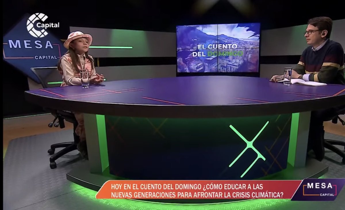 ⭕️#ENVIVO | #MesaCapital Valeria Rodríguez habla de la importancia de realizar una concientización en los jóvenes: "Muchos dicen que eso no existe, que el cambio climático es un mito, una leyenda, la gente no contribuye casi en nada, siguen talando", dice #ElCuentoDelDomingo