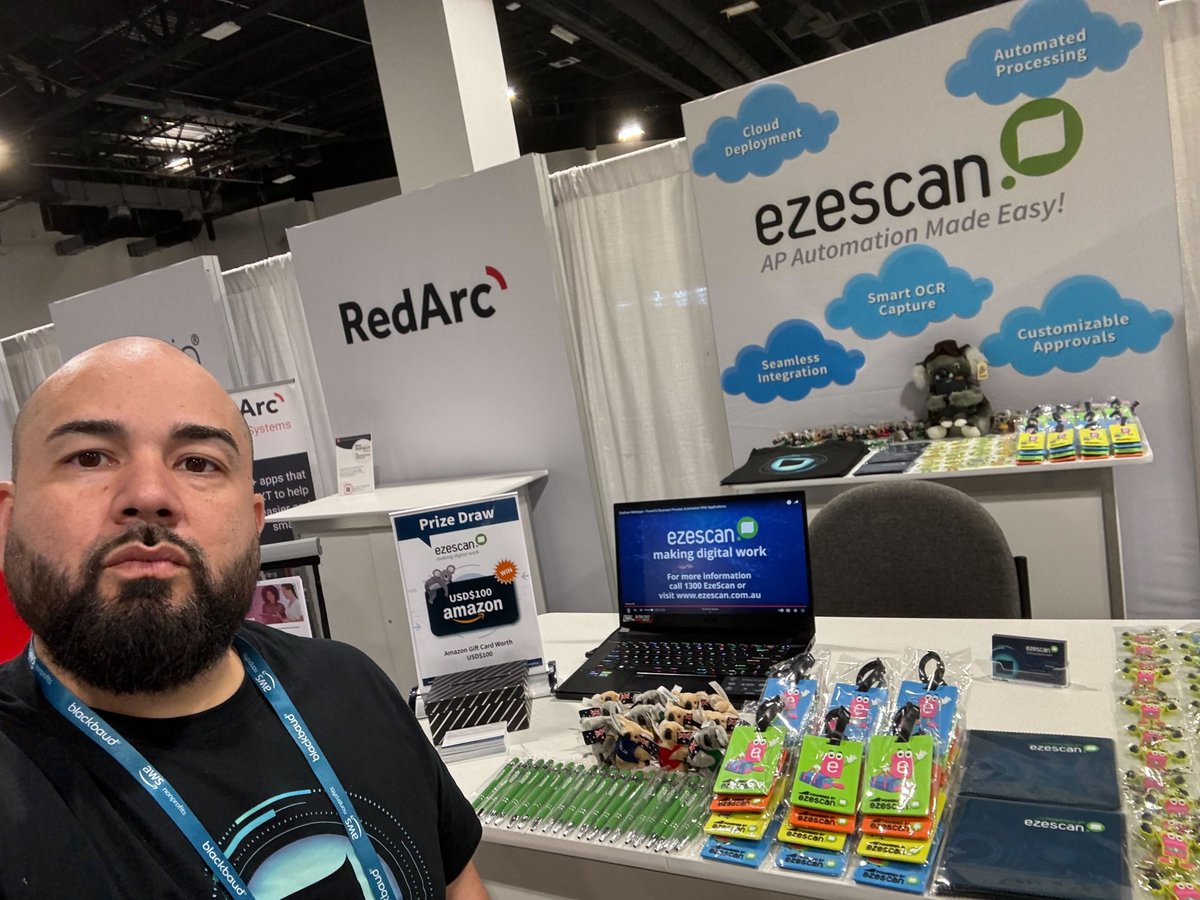 Need some merchandise for when you return to the office? Come and visit us at booth K16.

Luggage tags, pens, microfibre cloths, key rings and more!

#BBCON #EzeScan @blackbaud