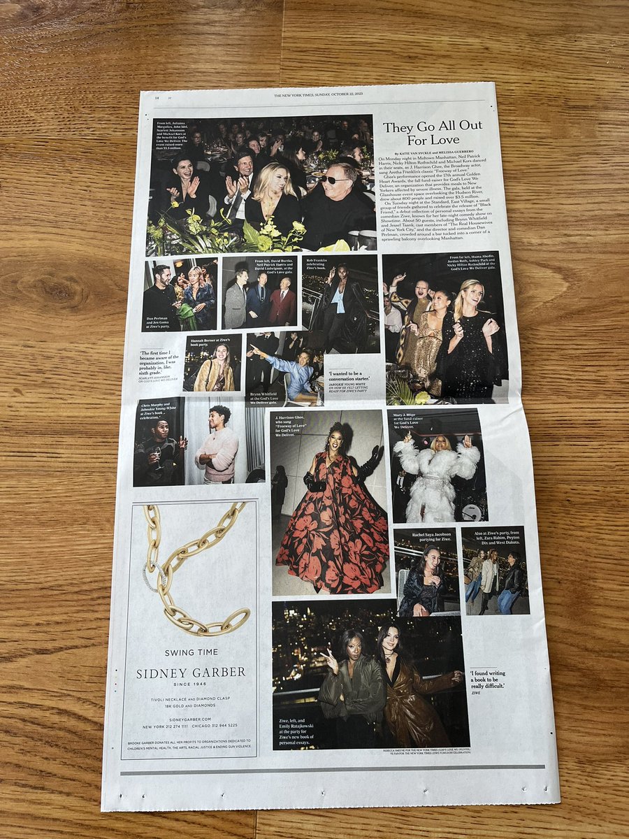 godslovenyc's tweet photo. So excited to see the #GoldenHeartAwards in today’s @nytimes Styles section! https://t.co/MJdW6GRpz9