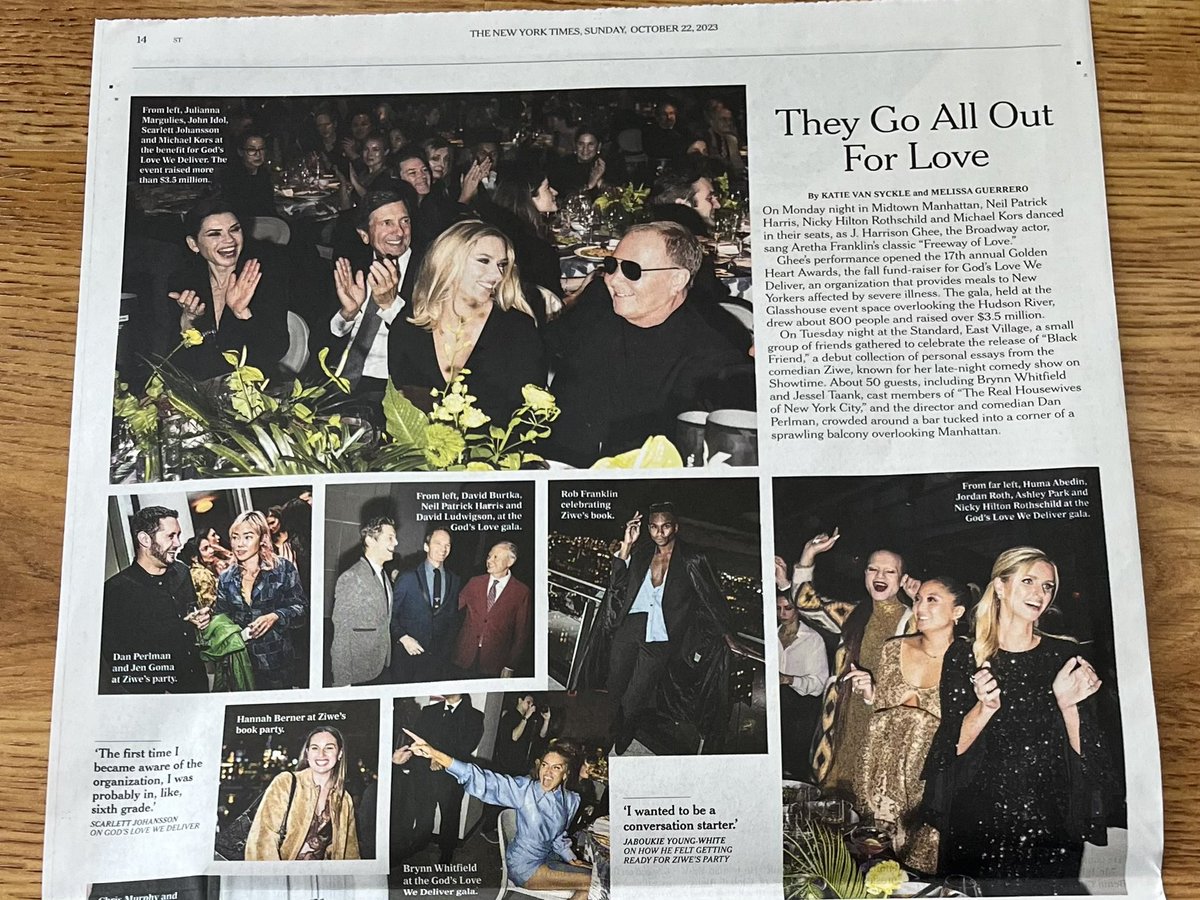 godslovenyc's tweet photo. So excited to see the #GoldenHeartAwards in today’s @nytimes Styles section! https://t.co/MJdW6GRpz9