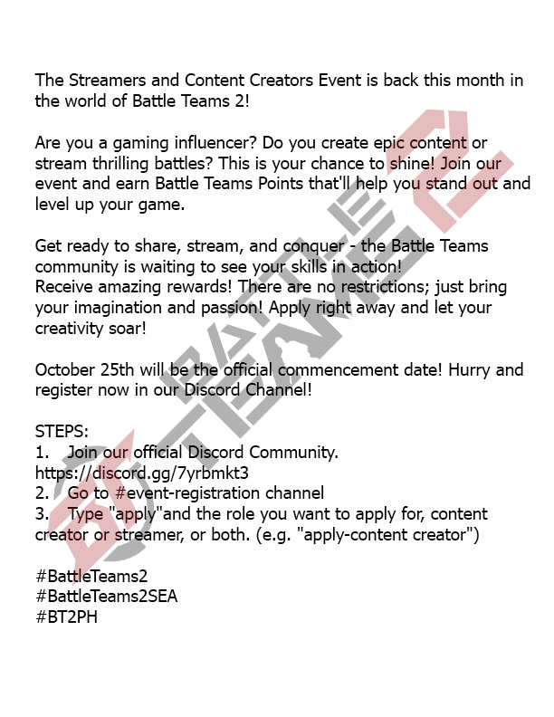 Battle Teams 2 tweet media