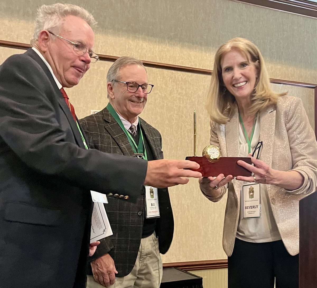 BeverlyKBell1's tweet photo. “We have some good news for you,” the voicemail said. And that’s how I learned about receiving the 2023 Golden Quill Award. Many thanks to the Golf Heritage Society. 

@KentuckyPress https://t.co/OOSbqOGktU