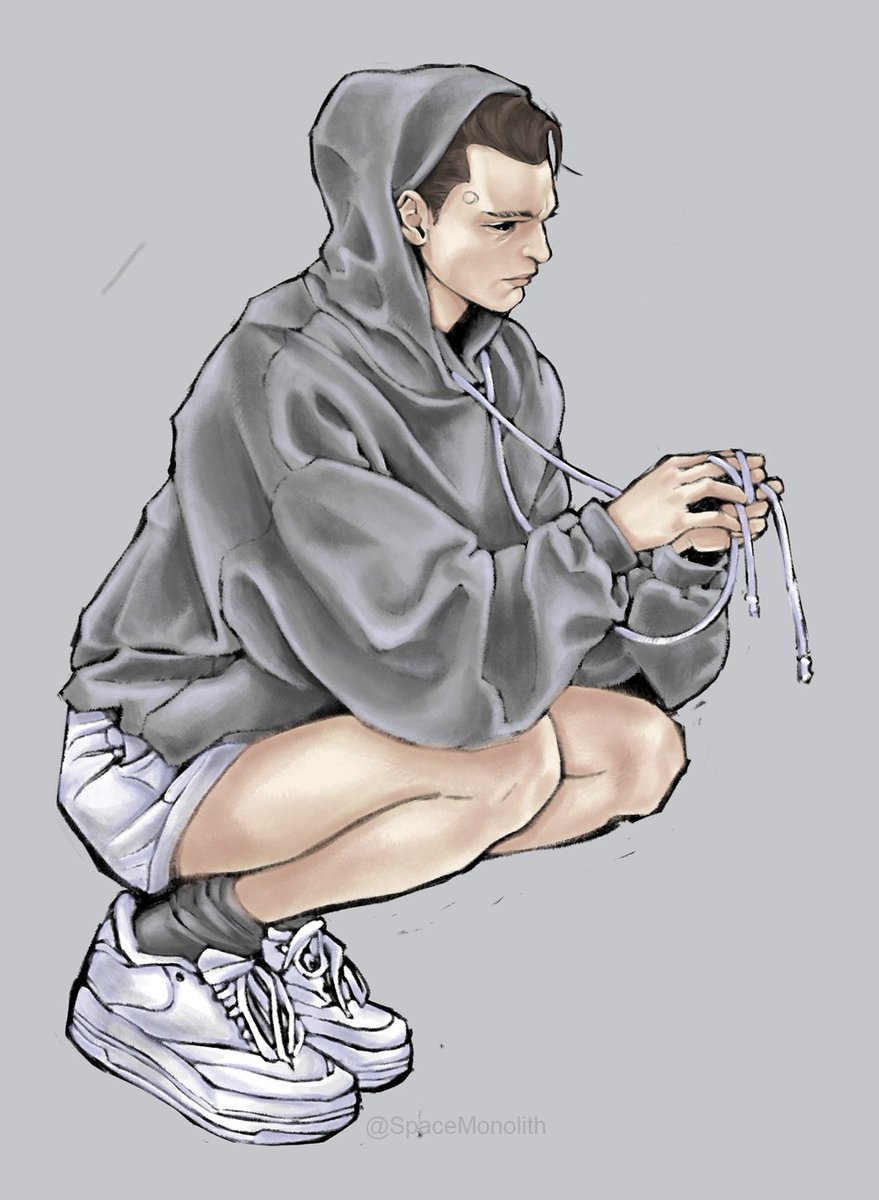 SpaceMonolith's tweet photo. This piece is getting closer to be finished and yet is still so far from it XD
#dbh #DetroitBecomeHuman #rk800 #connordetroit #connordbh #rk800connor https://t.co/Fn8QjaWuAK
