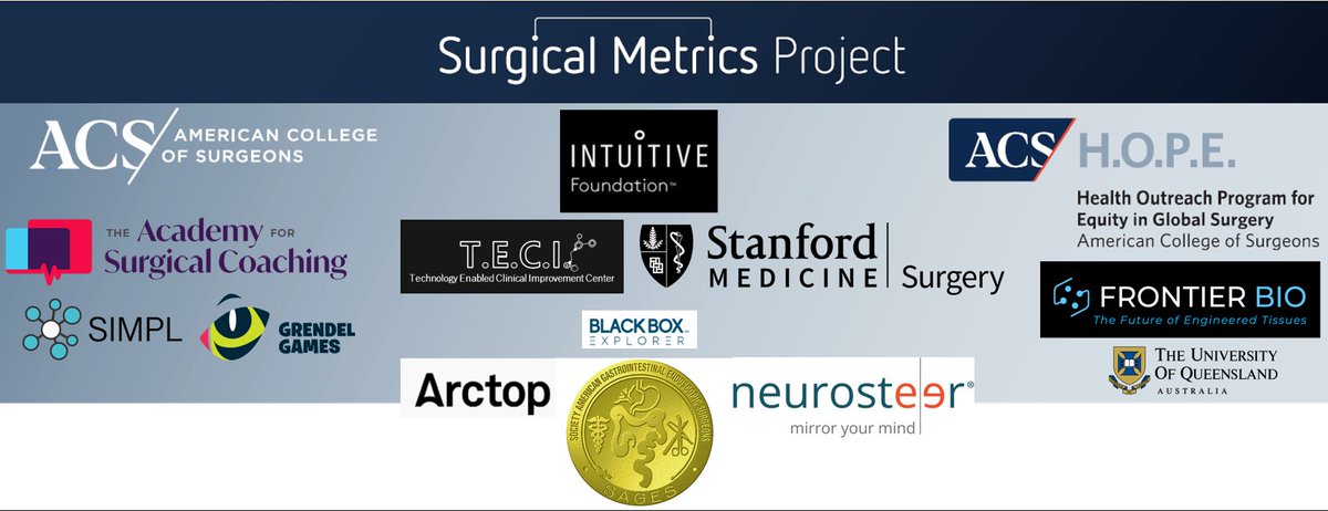 Can't believe they are all here to support residents, fellows and excellence in global surgery 💜🙏🏾 Please stop by #ACSCC2023 Exhibit 553 & Contribute to the ever-growing EEG+Motion Sensor surgery database @APDSurgery @ASEeducation @abebesurg @gttefera