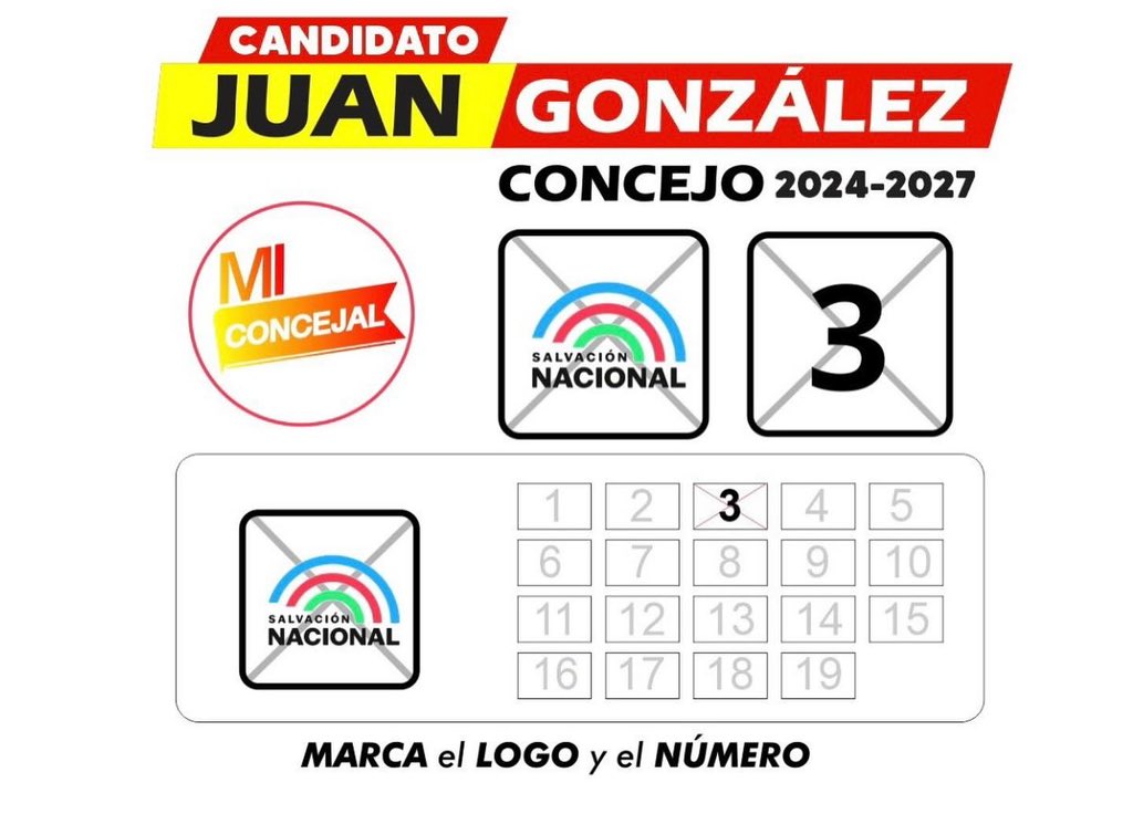 juangonzalezpei's tweet photo. Así vamos a ganar este 29 de octubre marcando en el tarjeton del concejo de pereira. ❎ En el logo de SALVACION NACIONAL  y ❎ En el Número 3 una forma diferente de hacer la política. #ElDeLaGente #Miconcejal #miamigo #salvacionnacional3 @juangonzalezpei https://t.co/Mt51ytWiKJ