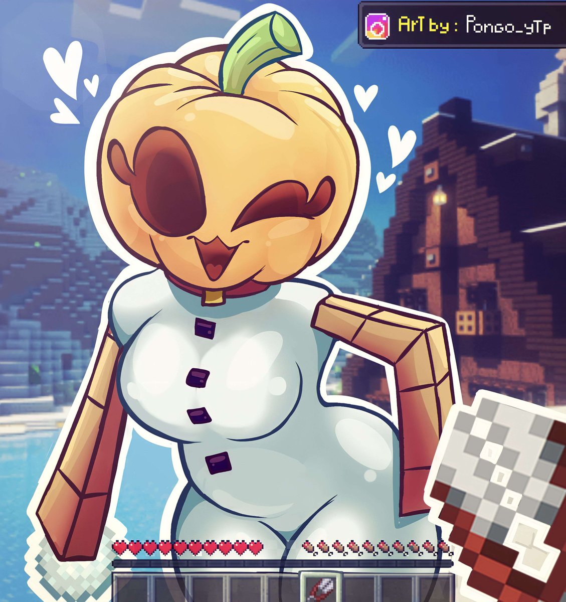 Pongo_YTP's tweet photo. Dibujito de una muñeca de nieve Dou
#Minecraft #Minecraftar #art #digitalart https://t.co/mMLTiPZtdn