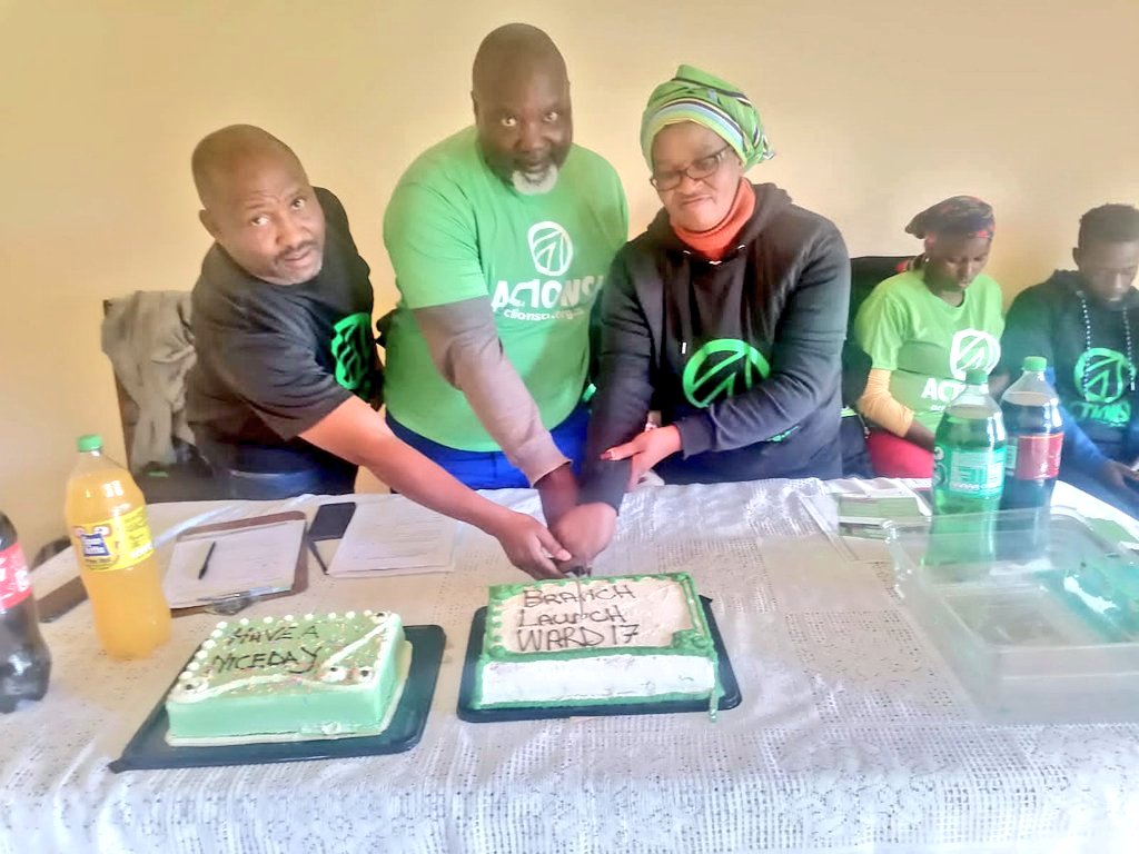 ActionsaECwf's tweet photo. #Congratulations to @Action4SA Sub-regional leader Thelma Langa.. managed to Launched  her 4th branch in Ward 17 in Matatiela #letsfixEasternCape🇿🇦 #letsfixSouthAfrica #WomeninAction https://t.co/wqDJdLc2UW