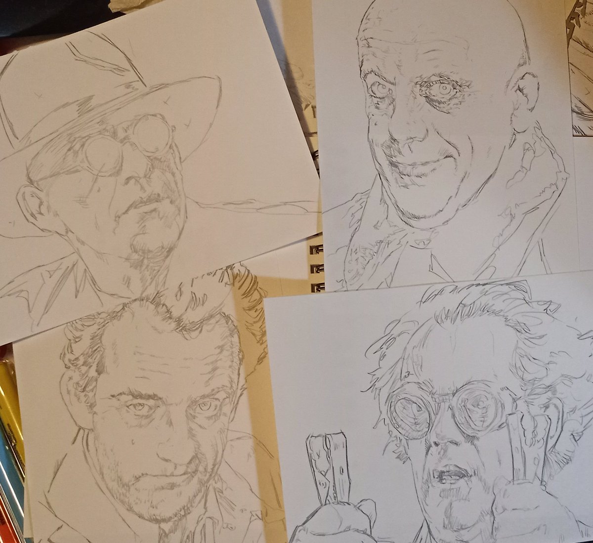 MrScratch0753's tweet photo. #inktober2023 Day 22. Happy 85th birthday to Christopher Lloyd! Had a hard time deciding what to draw for this special day..Started 4 drawings, finished 2. #inktober #drawing #portraitart #penandink #blackandwhiteart #ChristopherLloyd #unclefester #reverendjim @DocBrownLloyd https://t.co/ZgQMHRb0ew