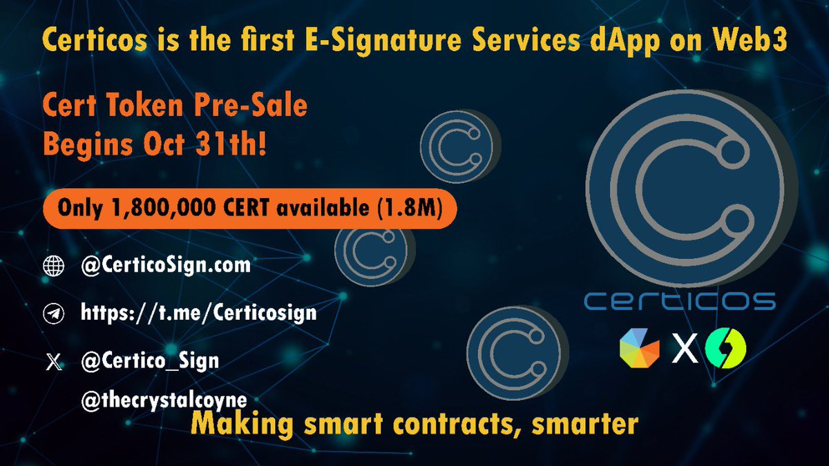 Certicos (@certicos_sign) on Twitter photo 
