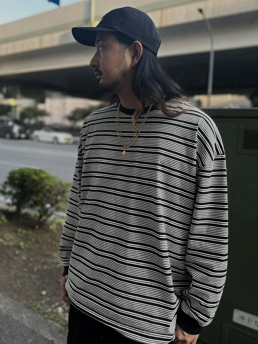 suhisat's tweet photo. COOTIE Supima Border Oversized Tee
細番手のスーピマ糸を引き揃えることによって限界まで度詰めして編み上げたボーダー天竺を使用。淡い光沢と適度なコシが特徴。ワイドシルエット。
We will ship overseas.
ㅤㅤㅤㅤㅤㅤㅤㅤ
#COOTIE #クーティー
#Supima #Border #Oversized #Tee
#YOKOHAMA https://t.co/u1TqXyQcia