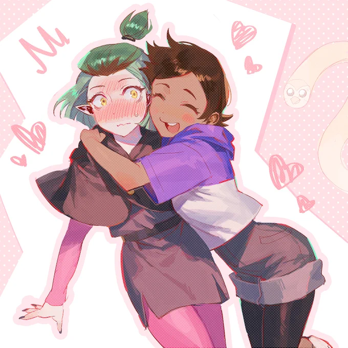 公式良質百合に涙が止まらんアウルハウスの絵です 