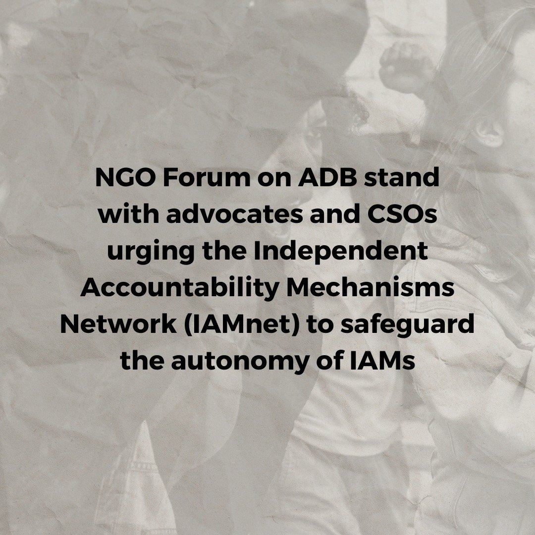 📣 Civil society organizations and advocates are calling on the Independent Accountability Mechanisms Network (IAMnet) to defend the independence of IAMs. A critical issue for justice and accountability ✊🏽 READ ➡️ bit.ly/IAMNetDemand