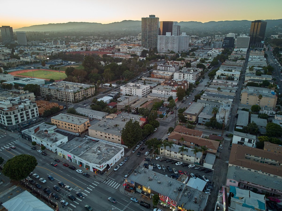 Took the drone out yesterday late in the day and got a few shots. The pumpkin festival is so colorful against the grey cityscape it's a little surreal