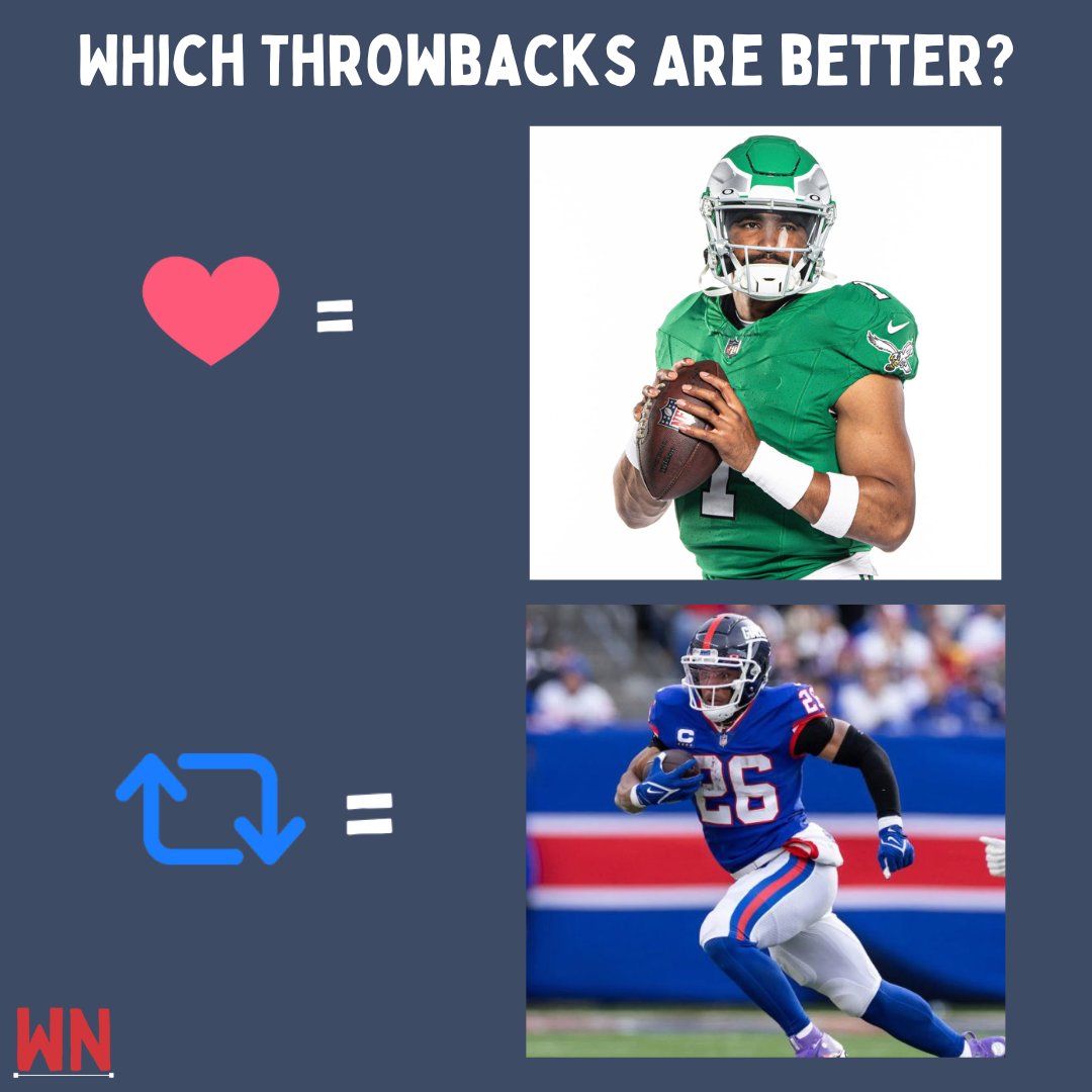 Woah_Nellie_A's tweet photo. We love a good throwback...who wore it better? Philly or NY?
#philly #philadelphia #Eagles #throwback #newyork #giants #NYG #NFL #football #procity https://t.co/IssDNN8X17