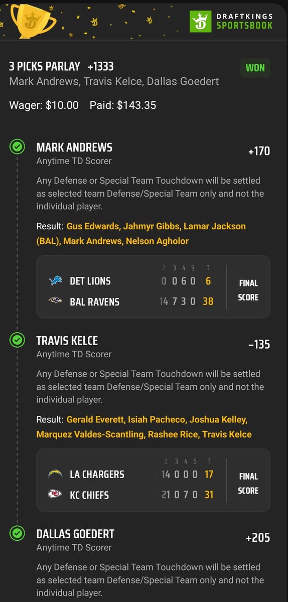 aintnothang666's tweet photo. @CodyBrownBets Shouldve used FD but I'll take it! https://t.co/kG2OAS19cC