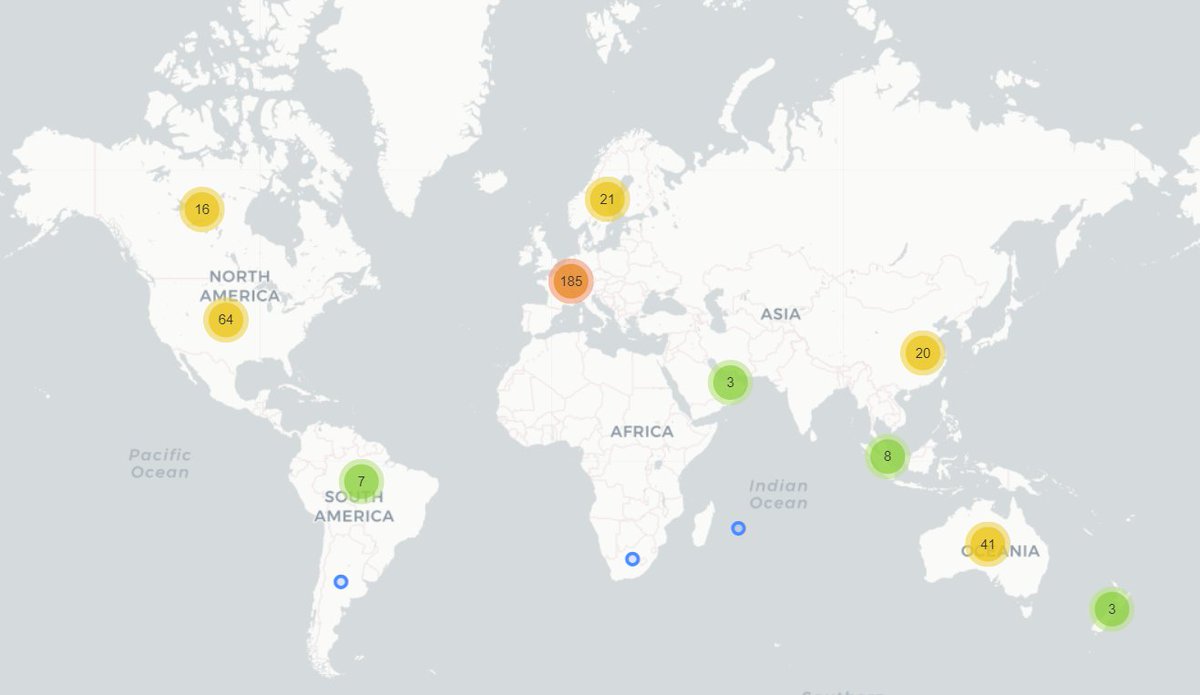 HighResNPS's tweet photo. Taking stock of the HighResNPS membership. We currently have 371 users from 46 countries, with 54 users added this year. https://t.co/U7YRrEjuj7