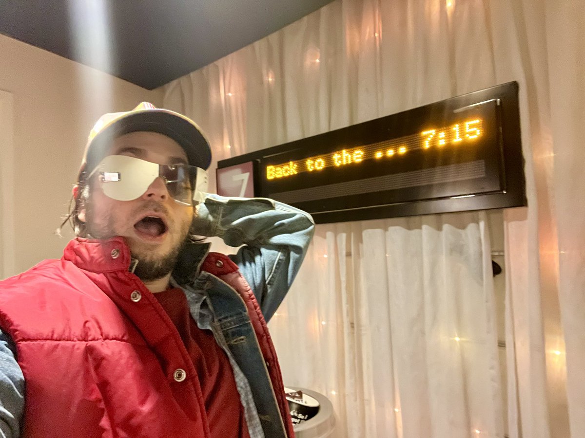 withonea's tweet photo. Had a Blast seeing Back to the Future last night. Easily one of the Greatest Movies of ALL-Time. Happy I got to see my Favorite Film in the Theaters Again!⏱️🚘⚡️@RegalMovies @FathomEvents #Regal #BackToTheFuture #FathomEvent #BackToTheFutureDay #BTTF #MartyMcFly @BackToTheFuture https://t.co/IqdS6hL0st