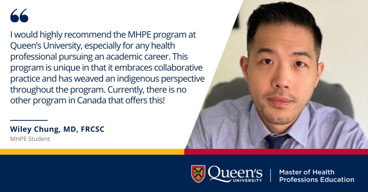 Get your applications in early for <a href="/QueensUHealth/">Queen's Health Sciences</a> Master of Health Professions Education program. Applications for Fall 2024 are due April 1, with preference given to those received by March 1. Learn more ➡️healthsci.queensu.ca/healthed-progr…