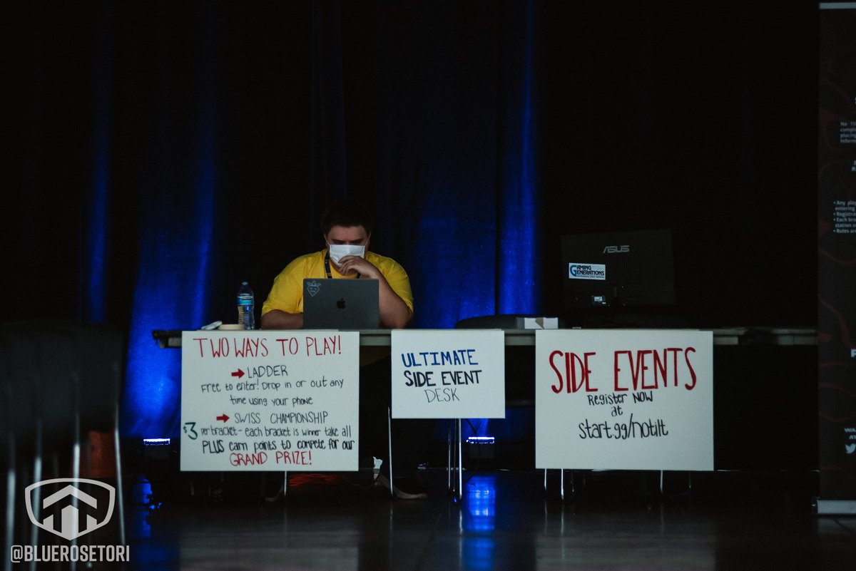 Before grand finals of Ultimate begins, let's take a moment to thank our volunteers and staff on the floor. They dawned #TBH11 shield and helped make this weekend run as smooth as possible. 📸@bluerosetori