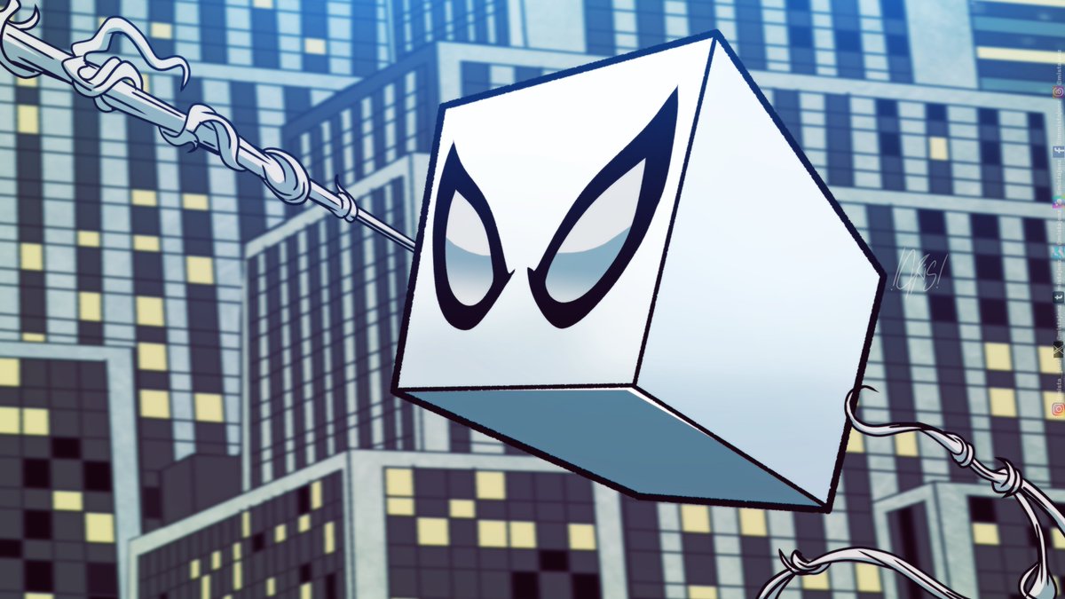 mistajonz's tweet photo. ✨I'm calling him Spider-Cube, based on a glitch I got in Insomniac's Spider-Man 2 on PS5 earlier today✨ https://t.co/UlLOq1FvlI
