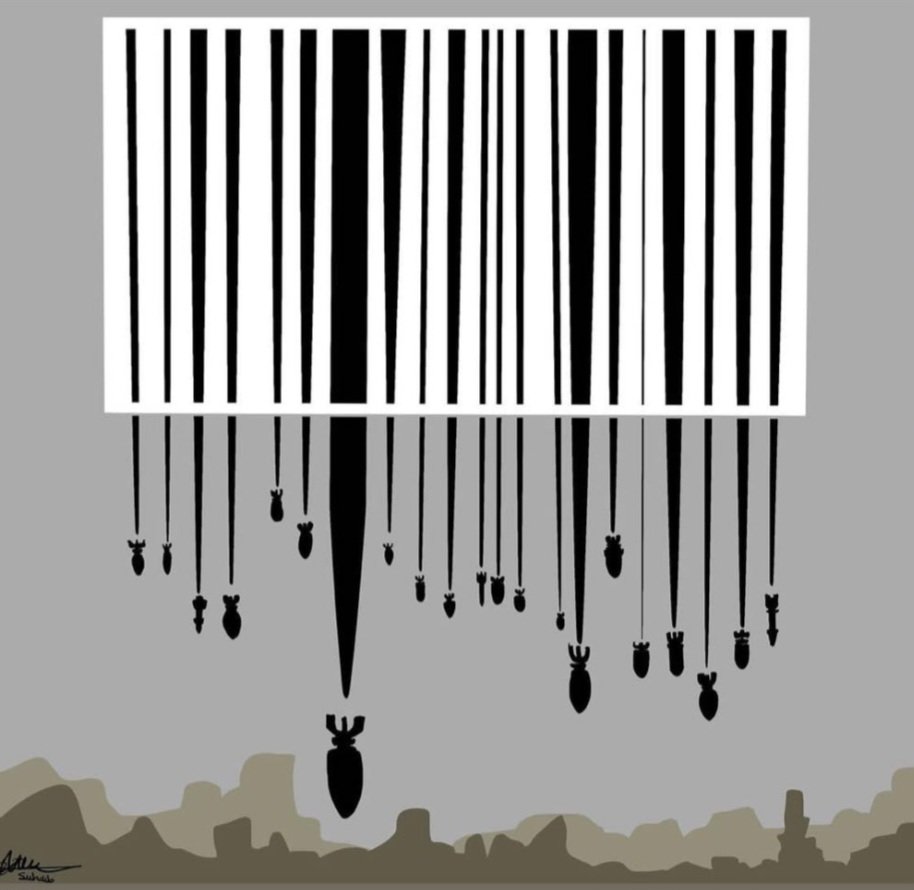 afia_qamar's tweet photo. Check the label of your product.

#Palestine #IStandWithPalestine #FreePalaestine #IstandwithGaza #Gaza #GenocideNotWar #GenocideinGaza https://t.co/pnHGApTcAk