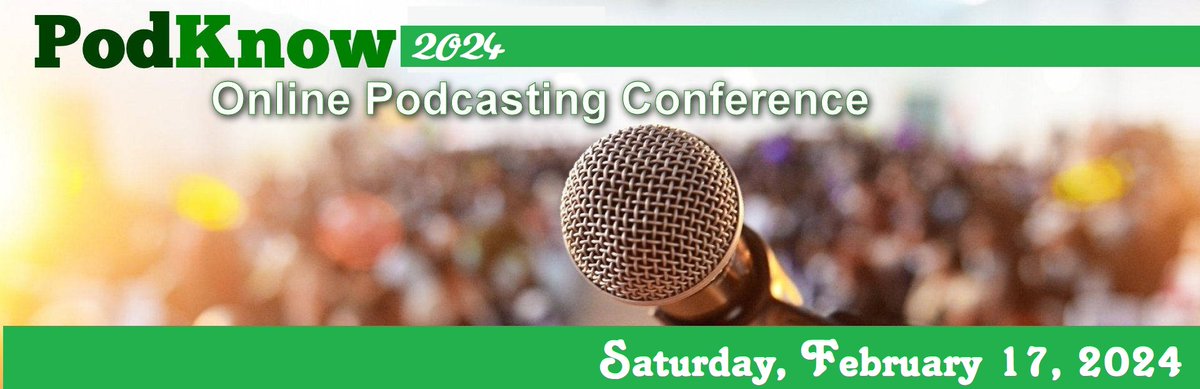 Join us this February 17, 2024 for PodKnow the next generation online podcasting conference. Speakers will teach attendees their expertise on topics to help #podcasters succeed. nycpodcastnetwork.com/podknow-2024-o… #spotifypodcast #YouTube #Podcasters #onlineconference