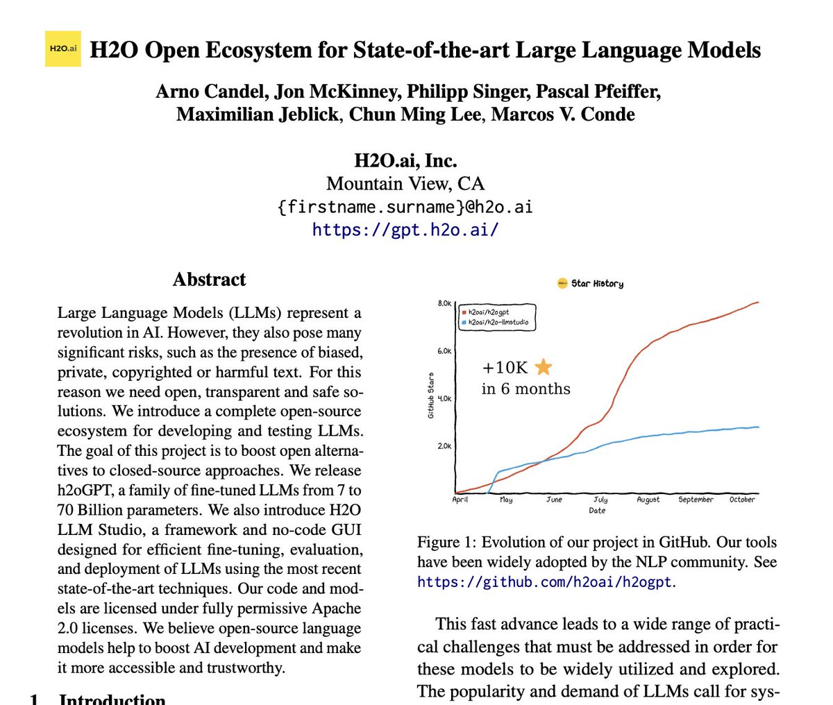 H2O Open Ecosystem for State-of-the-art Large Language Models

paper page: huggingface.co/papers/2310.13…

Large Language Models (LLMs) represent a revolution in AI. However, they also pose many significant risks, such as the presence of biased, private, copyrighted or harmful text. For