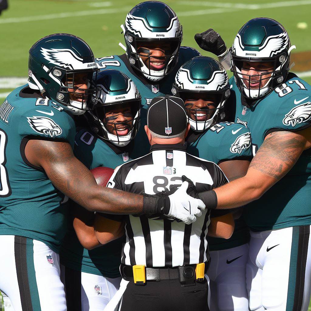 The Eagles after every drive tonight…