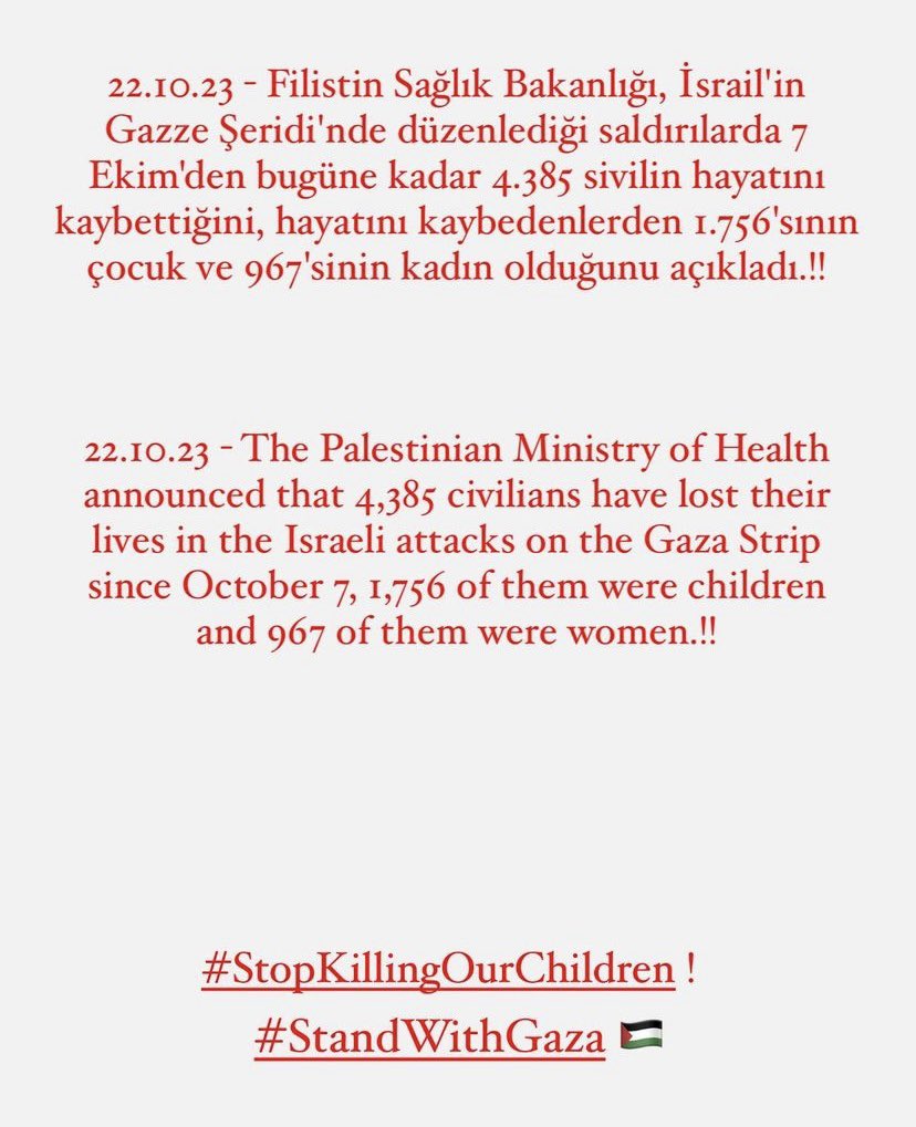 Çocuklar ölmesin ve annesiz kalmasın artık! #stopKillingOurChildren
#FreePalestine #StandWithGaza #ZionistIsrael #ZionistTerror