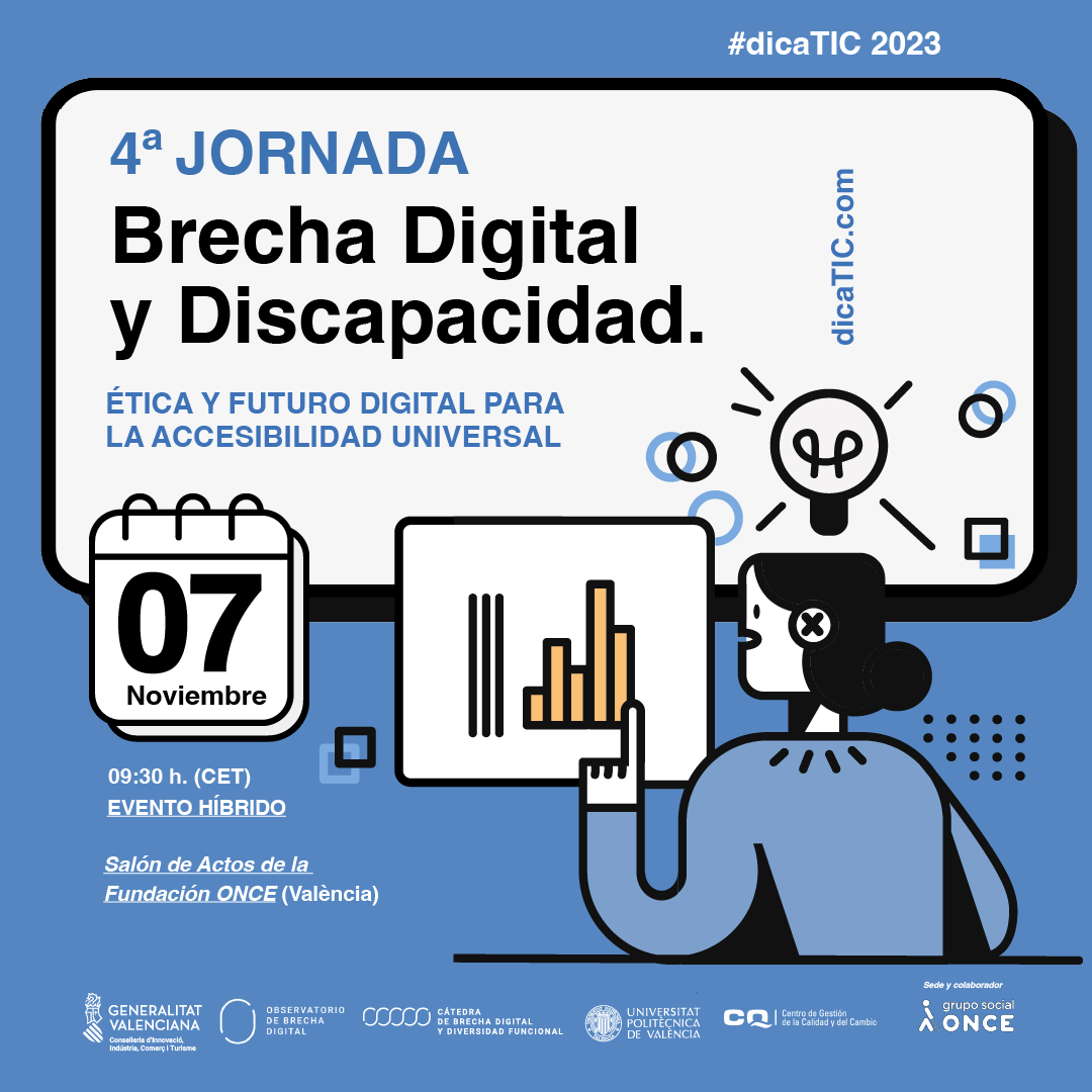 La IV Jornada de la cátedra <a href="/dicaticUPV/">dicaTIC UPV</a> contará con Laura del Hoyo Soriano, de la Unidad de Memoria del departamento de Neurología del Hospital Sant Pau de Barcelona.
Inscríbete en la jornada¡
dicatic.com/la-deteccion-t…